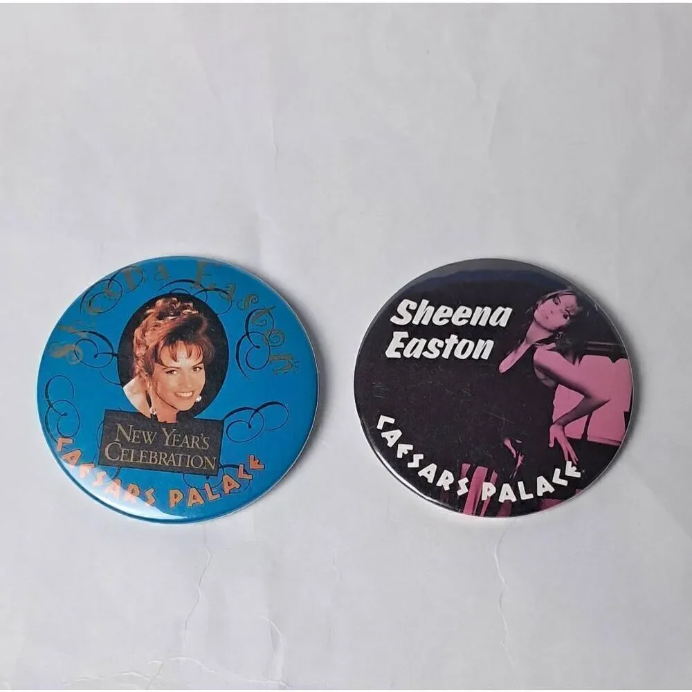 Sheena Easton Caesars Palace Pair od Vintage Pins-PreOwned